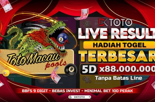 DKTOTO Sebagai Bandar Toto Macau 5D Terpercaya